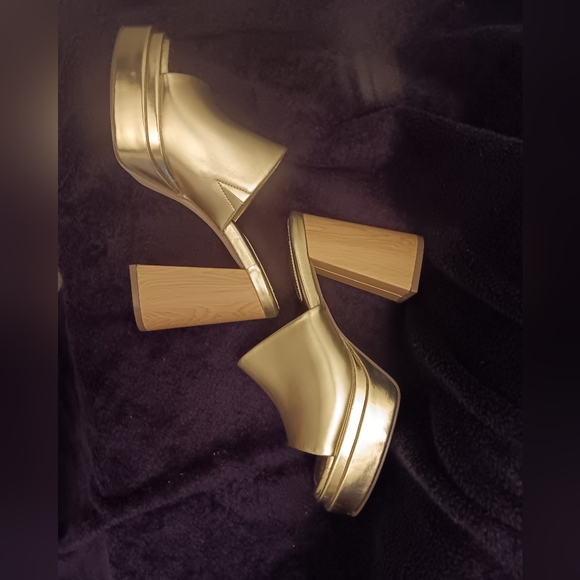 Bristol Block Heel Sandals Sz 8 - Picture 4 of 6